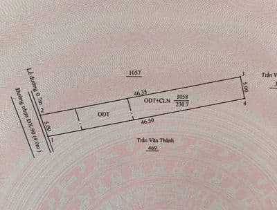 Bán đất thổ cư 230m2, Hiệp An, Thủ Dầu Một, Bình Dương