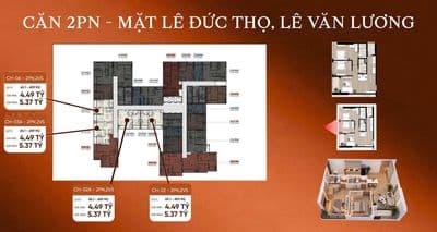 Căn hộ 2PN The Camellia Sơn Trà, Đà Nẵng, gần biển