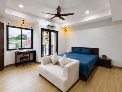 Căn hộ 1 phòng ngủ mới – trung tâm thành phố