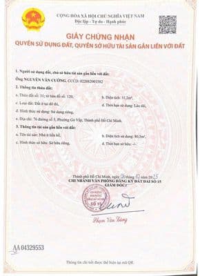 ngoài tốt đường số 5 p 17 go vap