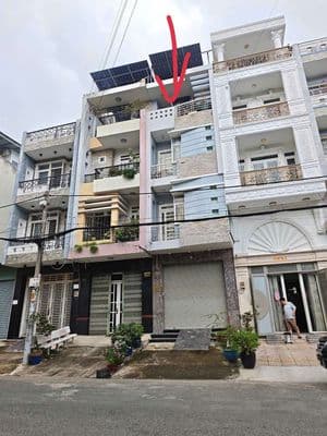 Nhà mặt tiền khu bình phú - 4x20