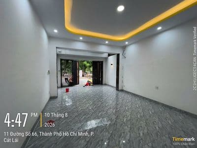 Cho thuê nhà nguyên căn kdc mặt tiền đường gần cảng cát lái