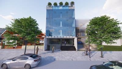 Building ngay trần não quận 2, hầm 5 tầng nổi, dtsd ~1400m2