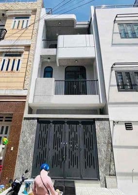 Cho thuê nhà mới khu Tên Lửa, MT đường Số 10, DT 4 x 13m, 3 tấm, 19tr