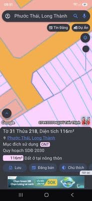 Bán gấp đất mặt tiền kinh doanh đối diện chợ Long Phú, Long Thành, ĐN