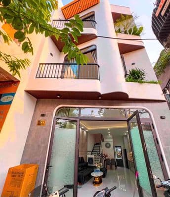 Nhà 3 tầng 2 mặt tiền - thái thị bôi, giá tốt sụp hầm