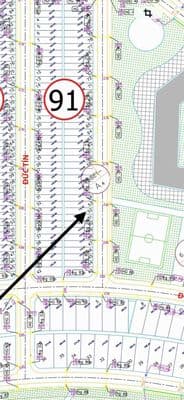 bán B2.91 lô sạch đẹp đường đồng khoa 2 Nam Hoà Xuân Hướng đông nam