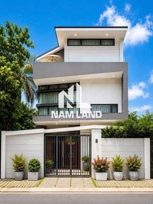 Nhà Villa Cho Thuê 200m2 Trệt 2 Lầu Sân Rộng Đường Lớn Giá 28TR