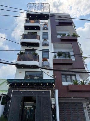 Cho thuê nhà xây Mới có Thang Máy 4,5m x 17m_4 Tầng .Nguyễn thị Búp.