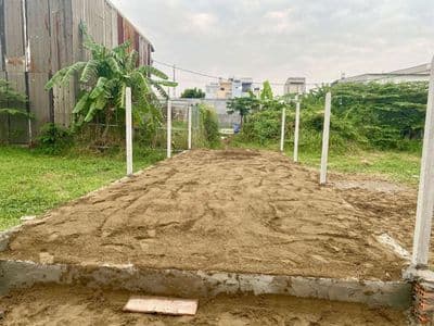 Bán đất đã đổ móng 1 trệt 1 lầu chắc. chắn