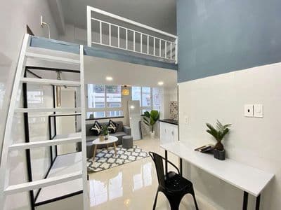 Căn hộ duplex full nội thất có thang máy gần đại học uef
