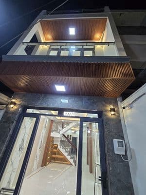 Nhà 3 lầu đúc btct tùng thiện vương p13 q8 3,5x14m gần nhị thiên đường