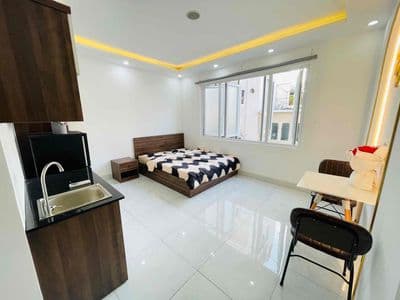 Trống sẵn căn studio full nt máy giặt riêng ngay trung tâm q3