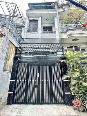Hẻm xe tải 1 sẹc thông phạm văn chiêu - 4 lầu mới cứng - sổ vuông a4