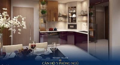3pn victoria village cho thuê diện tích 88m2, giá chỉ 18 triệu