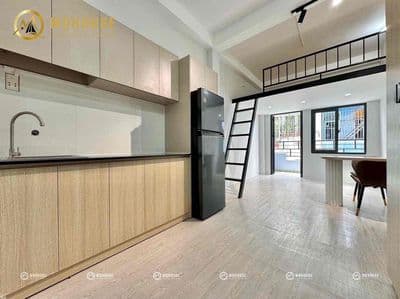 Căn hộ Duplex 45m2 Ban công lớn, Full nội thất, đường Gò Dầu