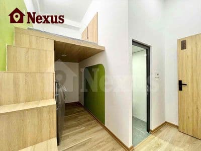 Duplex full nội thất máy giặt riêng gần cv làng hoa