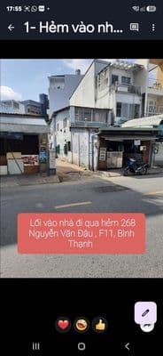 Cho thuê nhà nguyên căn 1 trệt, 1 lầu, 40m2. 2/15/30 Tăng Bạt Hổ, BT.