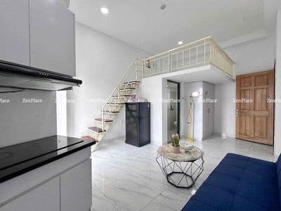 Chdv duplex cao cấp, sẵn nội thất cơ bản, ban công thoáng ngay đầm sen