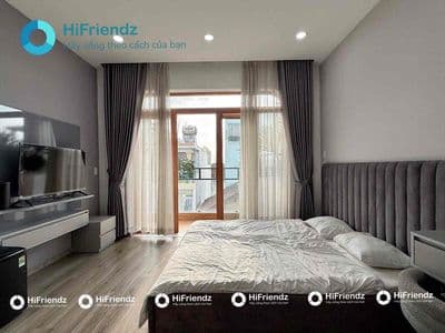 Cho thuê căn hộ bancon full nội thất tính điện nước lê văn thọ gò vấp