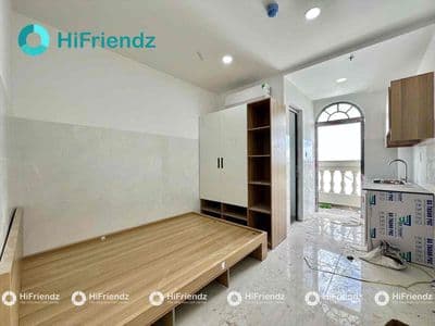 Cho thuê căn hộ mini bancon full nội thất đi bộ qua đại học văn lang
