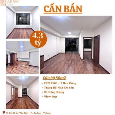 Chính Chủ Gửi Bán Akari City Phase 2 - 2PN2WC - Giá 4,3 tỷ - View Đẹp
