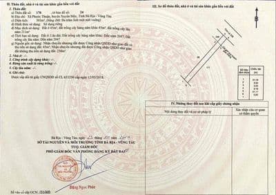Đất mặt tiền đường – phước thuận, xuyên mộc