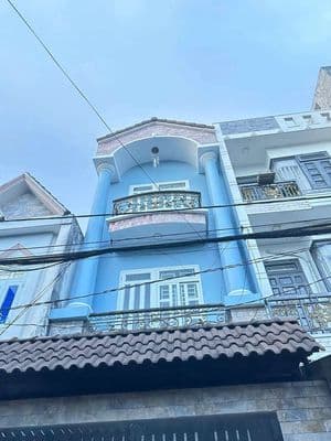 nhà mới sơn sửa 4x14m 3 lầu 4pn 4wc hẻm ô tô 6m vào ở ngay