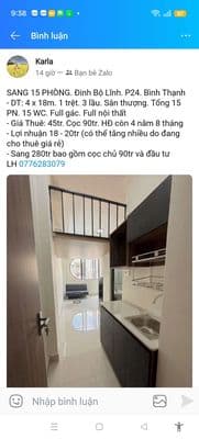 Sang chdv 15pn đinh bộ lĩnh p24 bình thạnh