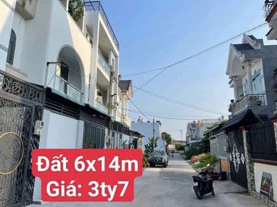Đất 6x14m, Shr MT Nhựa 8m 1/50m Nguyên Thị Thử Kế Bên C. Viên Cá Koi.