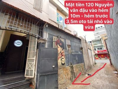 Mặt Tiền 32m2 có gác Hẻm Ôtô được ở lại 120 Nguyễn Văn Đậu Bình Thạnh