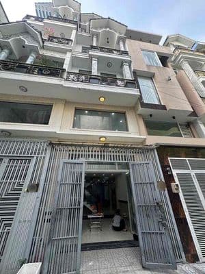 Nhà mới 56m2 1lửng 2lầu st 5pn 5wc hxh quang trung