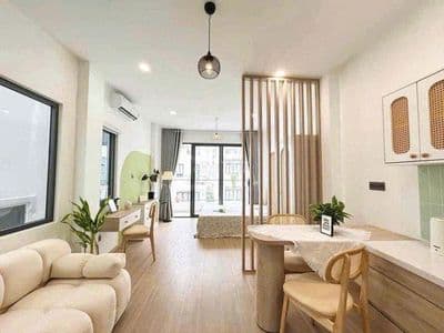 Căn hộ dịch vụ 1 phòng ngủ full nội thất ngay ngã tư hàng xanh