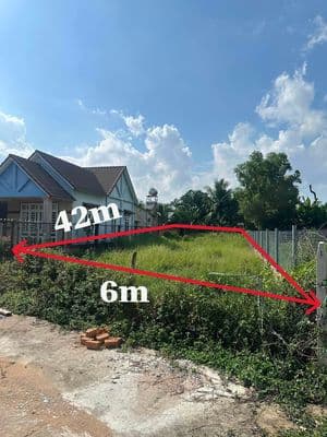 Bán đất chính chủ 252m2(6x42) 920 triệu xã Tân Phú Trung sổ hồng riêng