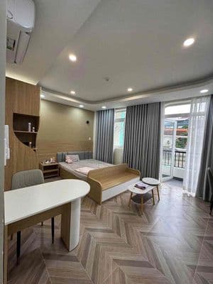 10tr7 căn 1pn ban công full nội thất ngay trường văn lang