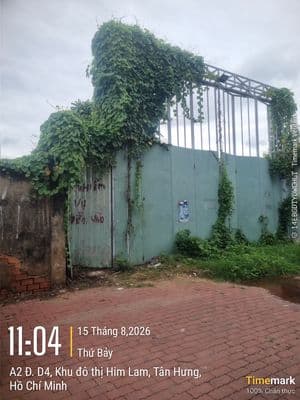 Cho thuê đất mặt tiền d4 – himlam, quận 7 3388m2
