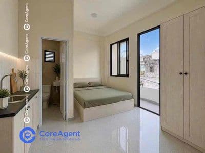 Căn hộ mới xây 100% ban công cửa sổ full nội thất kế đại học văn hiến