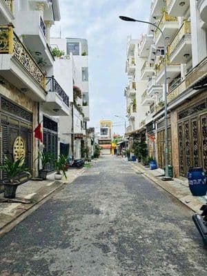 NHÀ CHO THUÊ: 12 triệu 3 lầu 4 PN khu đồng bộ, nhà đẹp