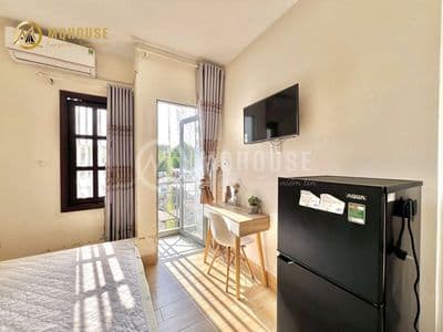 Studio ban công - FULL NT, gần đại học UFM,GDU, thuận tiện sân bay