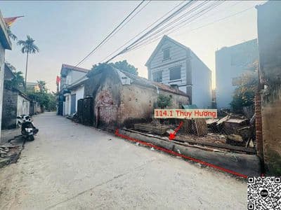 Bán đất Thụy Hương, Chương Mỹ - 114.1m2, mặt tiền 5m