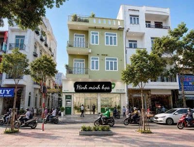 cho thuê nhà 3 tầng mt nguyễn đức trung đường 10m5 kinh doann sầm uất