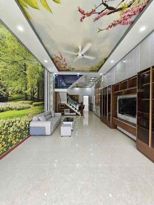 nhà 2 lầu 1 trệt Bình Chuẩn,Thuận An,có nội thất cơ bản,đường 7m