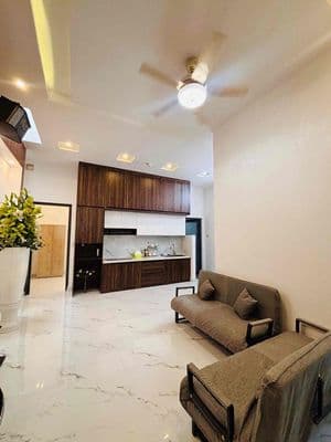 80m2 , 3 phòng ngủ ở 4-6 người. Sát đầu cầu Rồng biển Mỹ Khê 600 mét