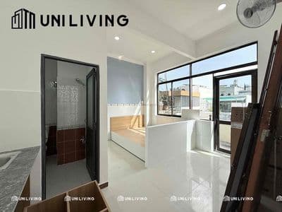 Chủ Khai Trương căn hộ 1pn Ngay ĐH Văn Hiến Ban công - cửa sổ tách bêp