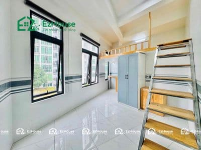 Căn hộ ngay tdtu cách 1km ở được 3 người gác cao rộng lê văn lương