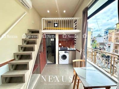 Cho thuê phòng duplex 30m² ban công full nt máy giặt riêng tân bình