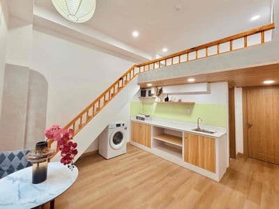 Căn hộ duplex 4 người ở gần tdt máy giặt riêng trần xuân soạn quận 7