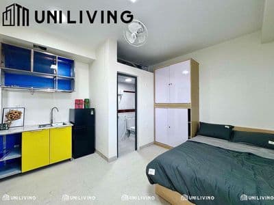Cho thuê trọ dạng studio gần vlu - full nội thất - có ban công