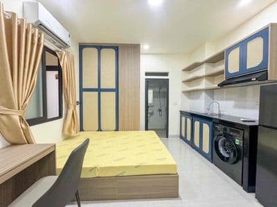 Studio xịn ngay bình lợi – sát vlu cs3, máy giặt riêng, bếp hút mùi