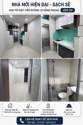 Nhà nguyên Căn hẻm 3M cách 20m ra mặt tiền Lê Hồng phong